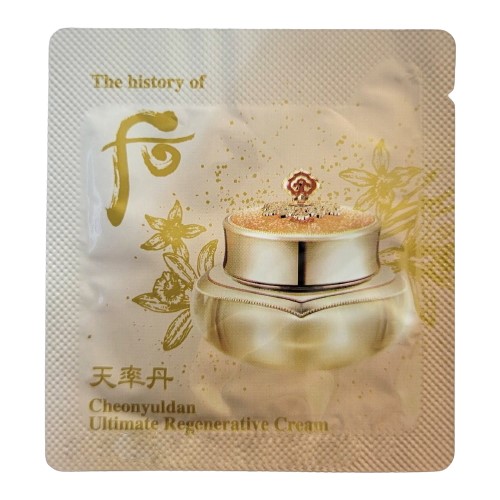 韓國,后,天率丹,和率極致再生霜,試用裝,The History of Whoo